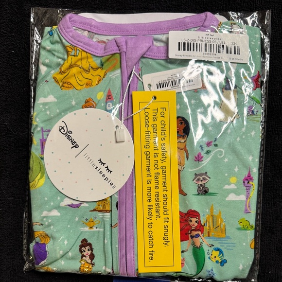 Little Sleepies Other - Little Sleepies Disney Princess Dreams Zippy size 12-18